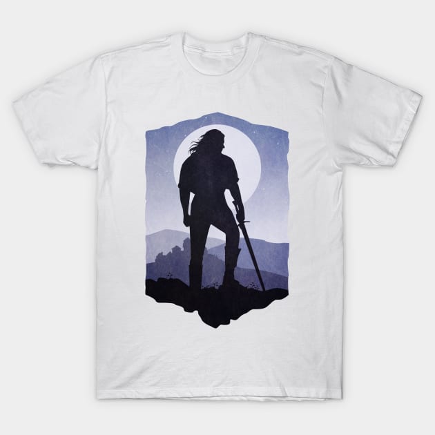 The White Wolf T-Shirt by shewantedstorm